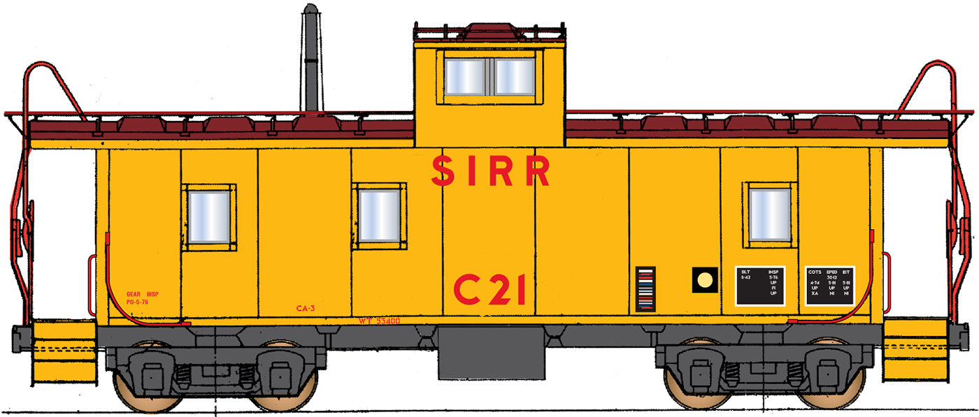 InterMountain CCS1076 HO Spokane International CA-3 Caboose