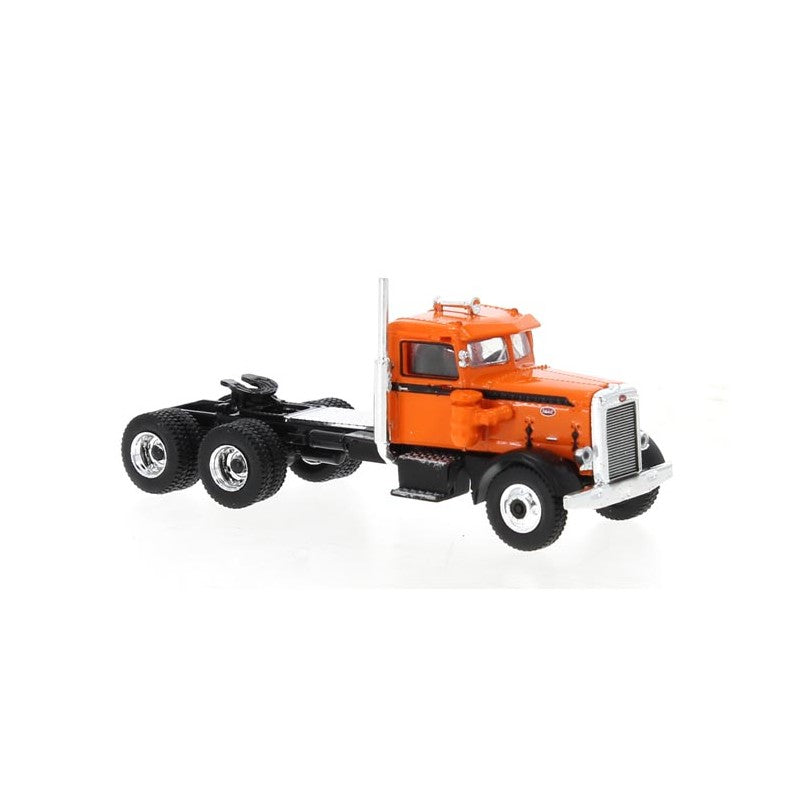 Brekina Automodelle 85755 HO Orange, Black 1955 Peterbilt 281 Semi Tractor Only