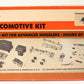 Tyco 7703 HO"Shifter" Santa Fe Steam Locomotive & Tender 0-4-0 # 209 Kit