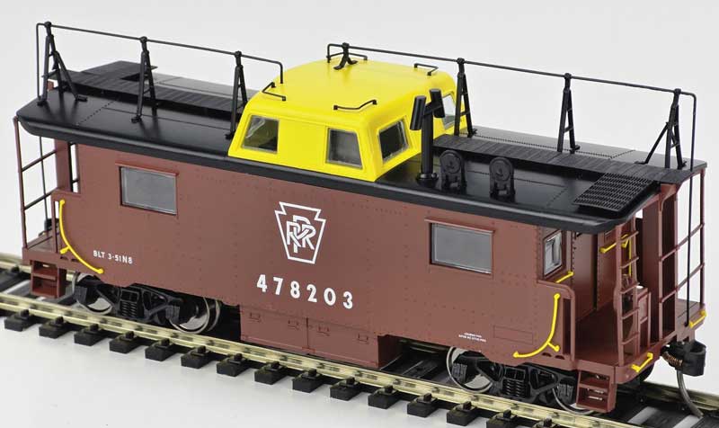 Bowser 43415 HO PRR PRR N8 Steel Caboose with Trainphone #478213 Rpkd 3-62