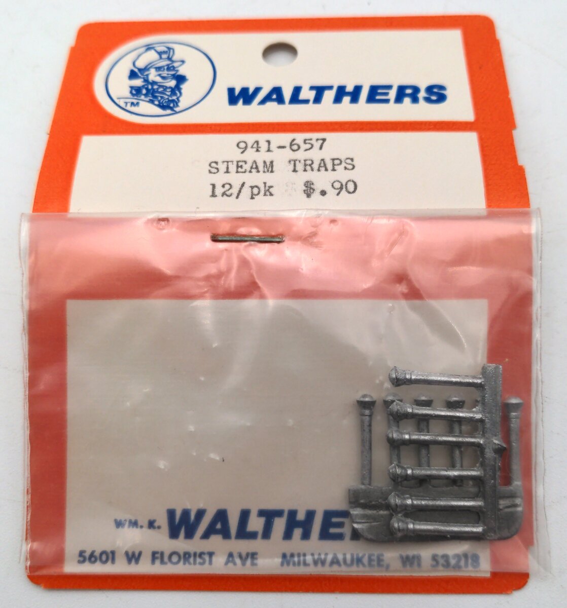 Walthers 941-657 HO/O Steam Traps (Pack of 12)