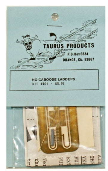Taurus Products 101 HO Scale Caboose Ladders Metal Etch & Plastic Kit