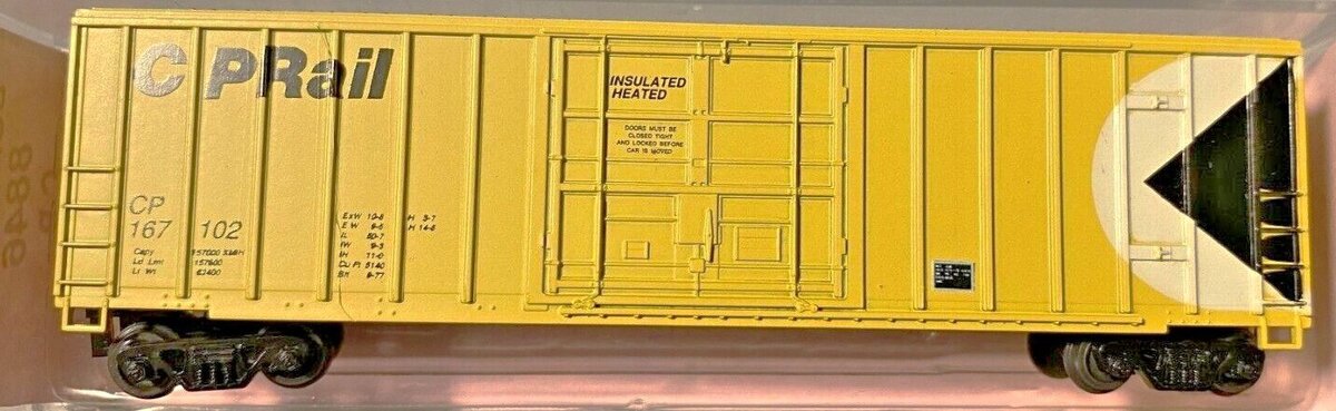Roundhouse 8846 N Scale CP Canadian Pacific Rail 50' Modern Box Car