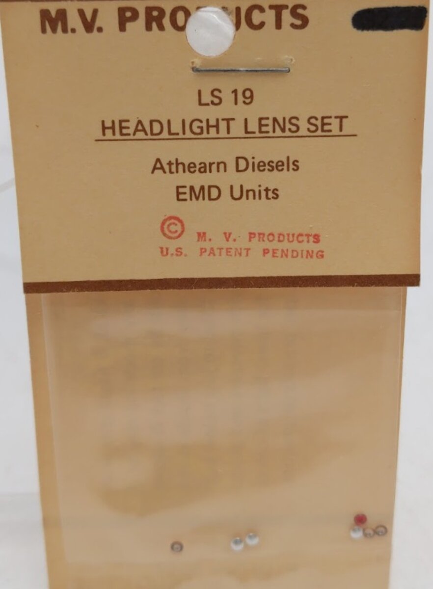 MV Products LS19 HO Realistic Light Lenses for Models Assorted Colors (Set of 7)