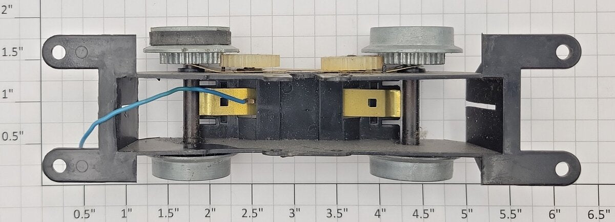 Lionel 8350-35 Motor Frame Assembly with Wheels - Incomplete