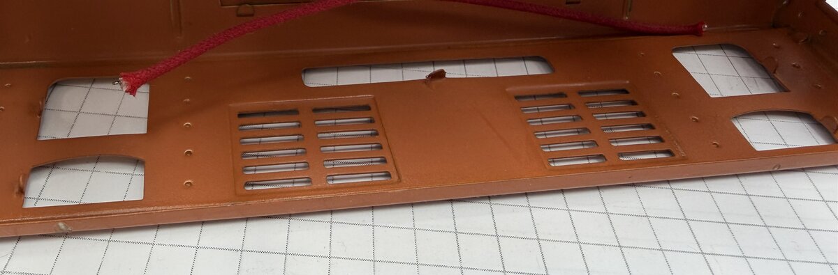 Lionel 253-30 O Gauge Orange Electric Locomotive Shell with Some Trim