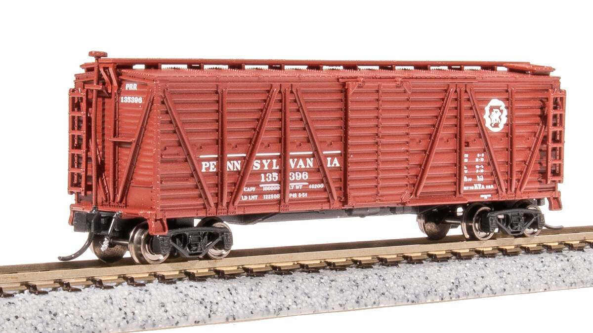 Broadway Limited 8469 N PRR K7 Wood Stock Car with Sheep Sounds #134942
