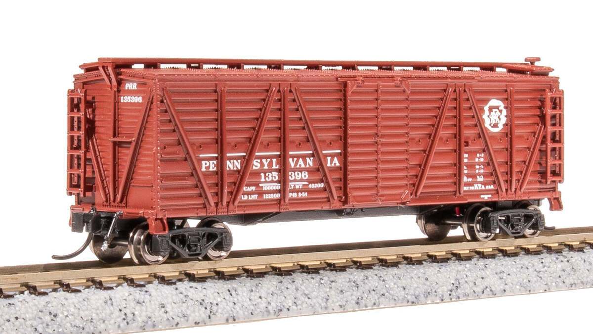 Broadway Limited 8469 N PRR K7 Wood Stock Car with Sheep Sounds #134942