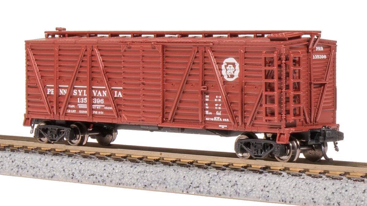 Broadway Limited 8469 N PRR K7 Wood Stock Car with Sheep Sounds #134942