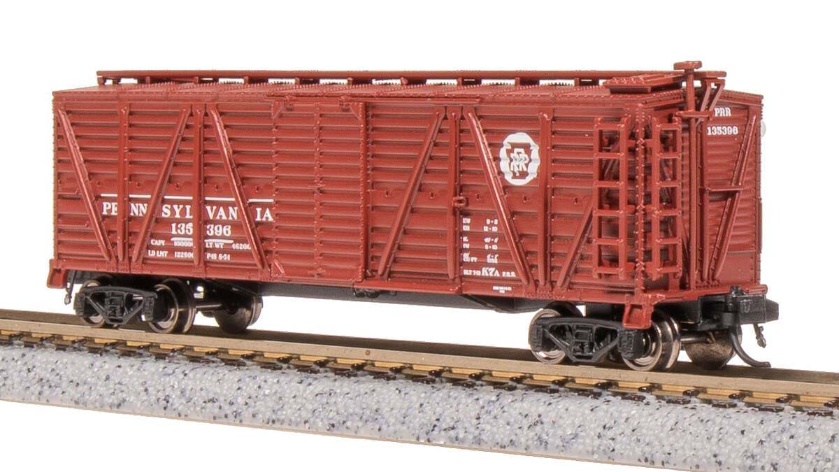Broadway Limited 8469 N PRR K7 Wood Stock Car with Sheep Sounds #134942