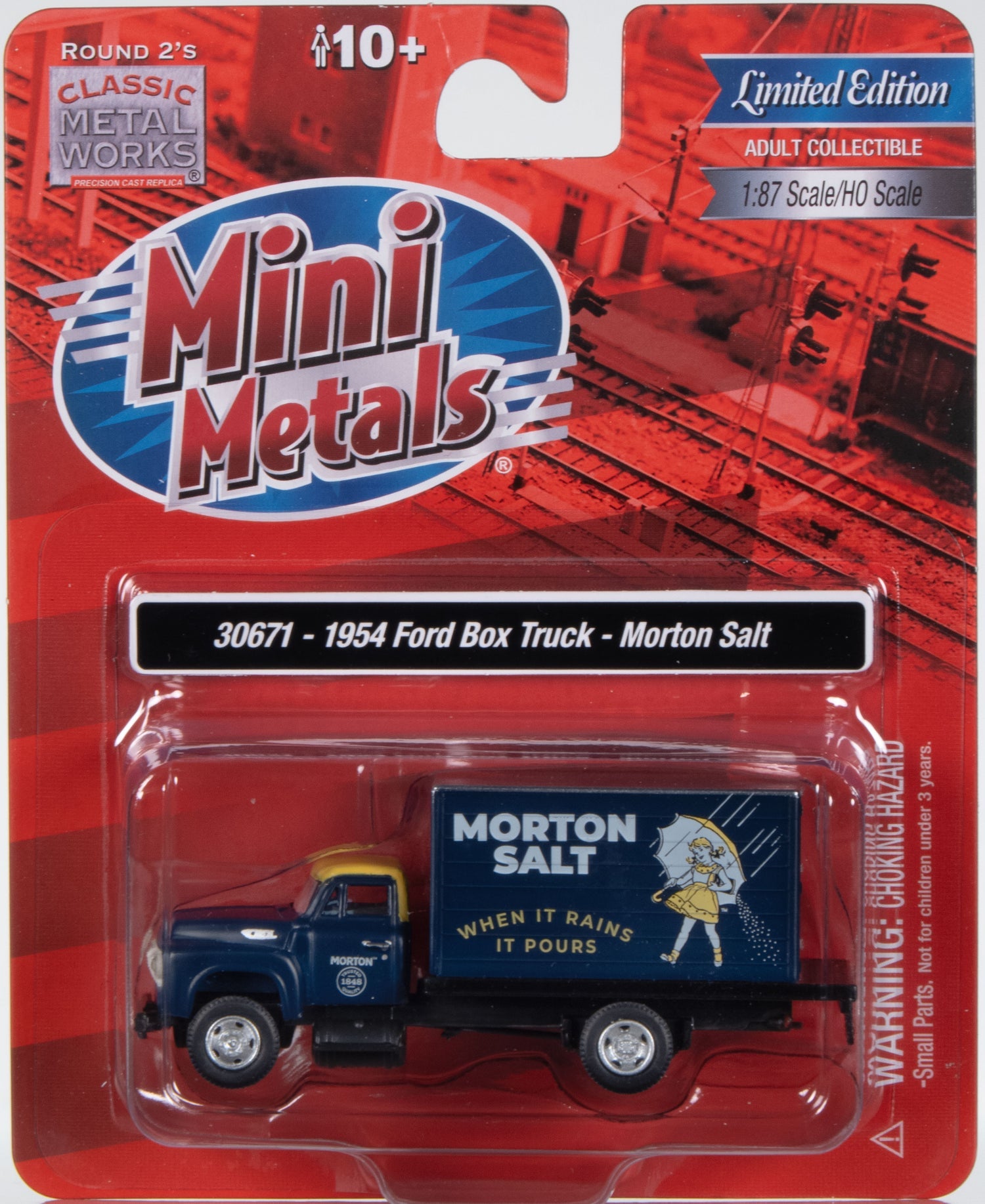 Classic Metal Works 30671 HO Morton Salt 1954 Ford Box Truck