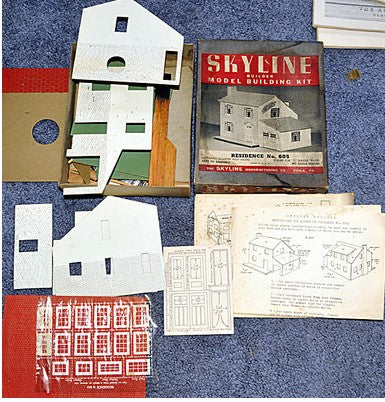 Skyline Models 605 O Easy to Assembly Residence House Model Kit