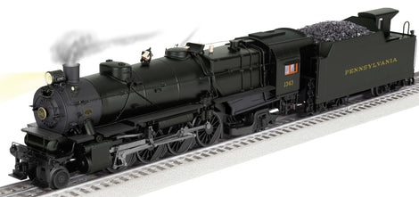 Lionel 2331021 O Gauge PRR L1 Mikado Steam Loco & Tender #1343 with LEGACY