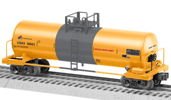 Lionel 2343022 O US Army Unibody Tank Car #18601