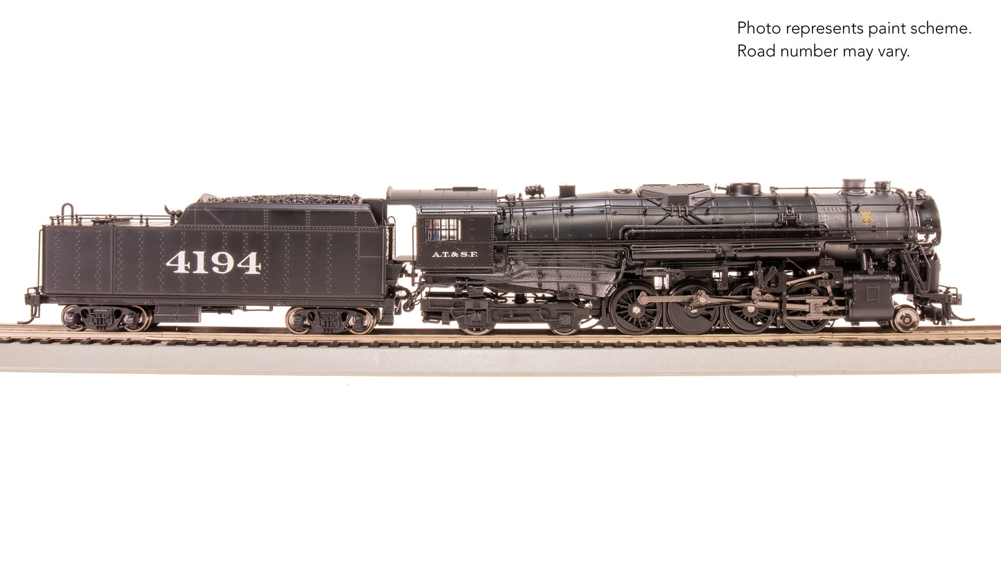 Broadway Limited 7893 HO ATSF T1a 2-8-4 Berkshire Steam Loco w/ Tender #4196