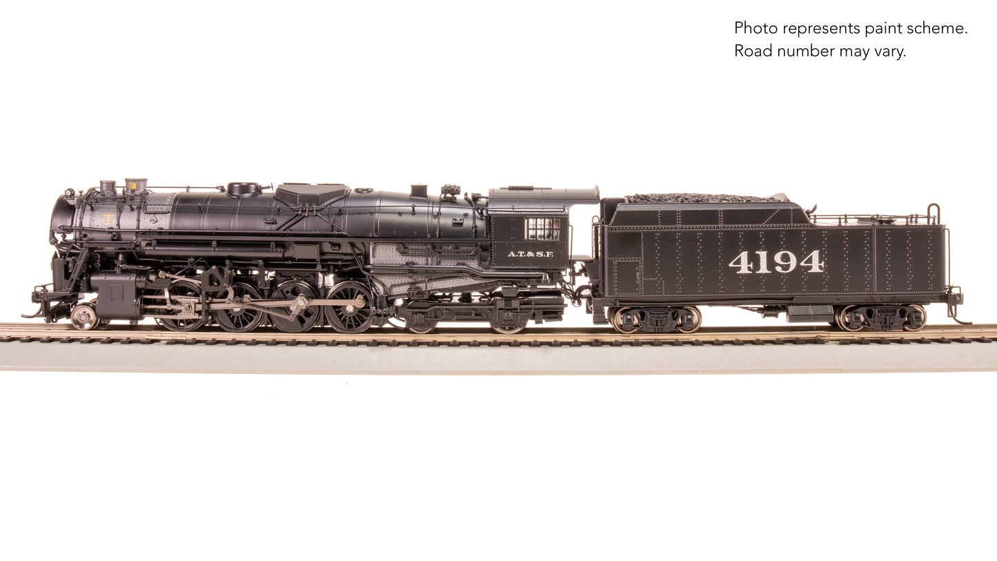 Broadway Limited 7893 HO ATSF T1a 2-8-4 Berkshire Steam Loco w/ Tender #4196