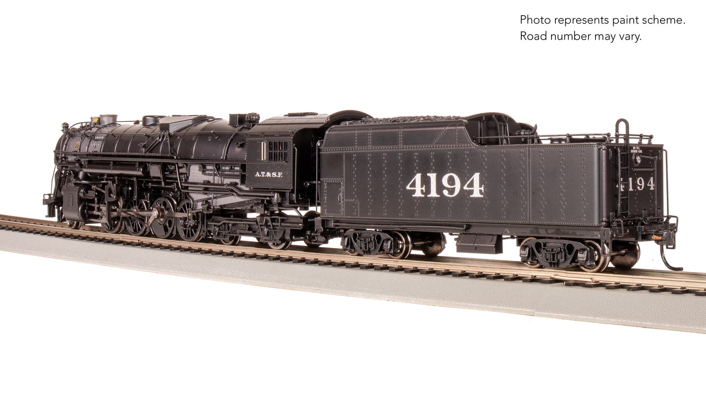 Broadway Limited 7893 HO ATSF T1a 2-8-4 Berkshire Steam Loco w/ Tender #4196