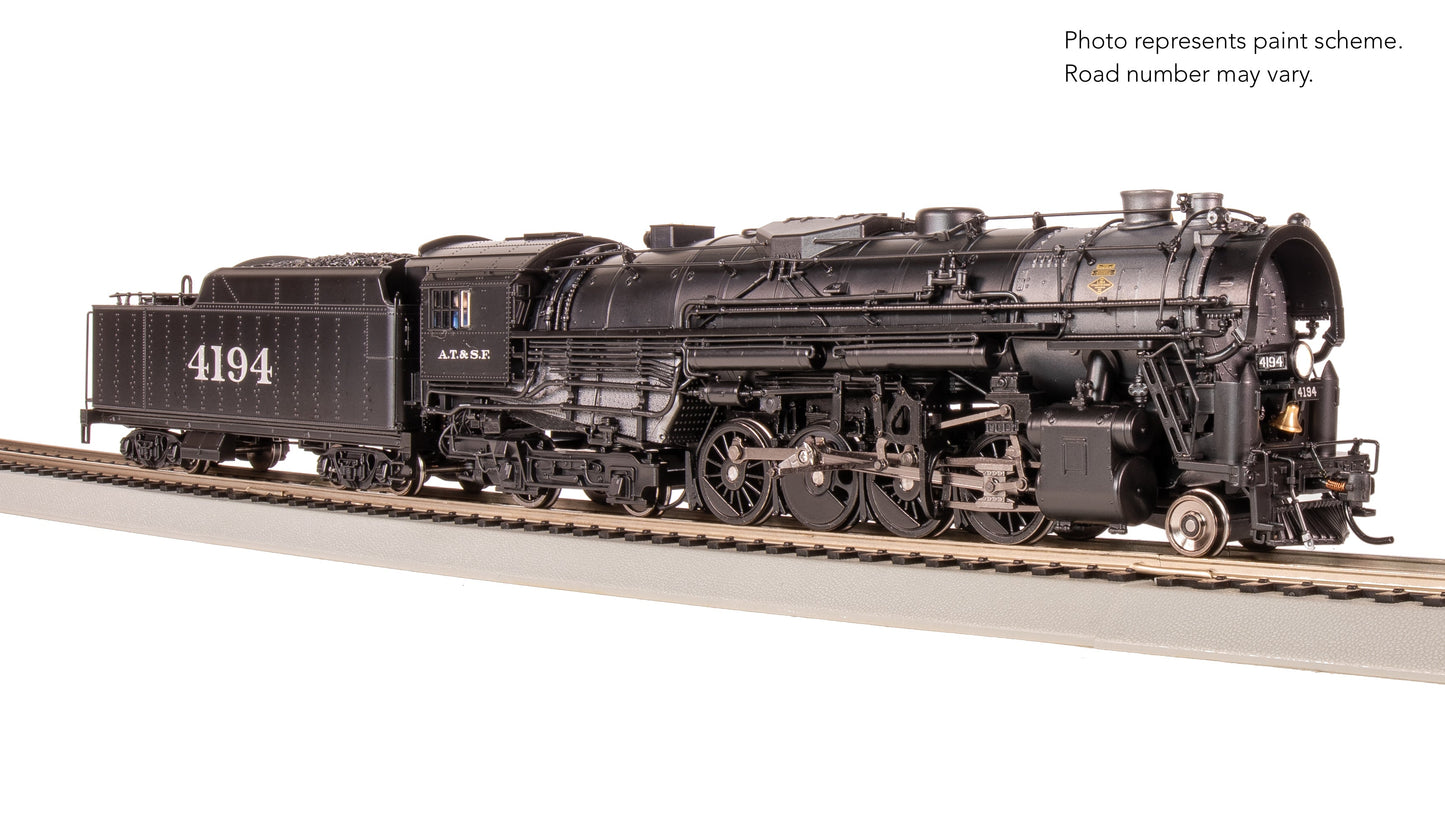 Broadway Limited 7893 HO ATSF T1a 2-8-4 Berkshire Steam Loco w/ Tender #4196