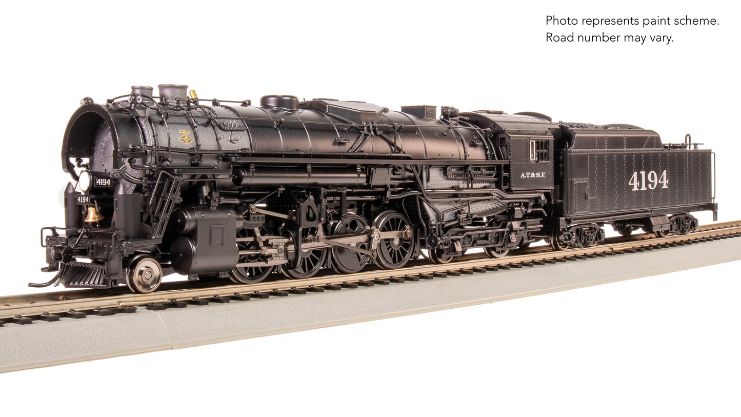 Broadway Limited 7893 HO ATSF T1a 2-8-4 Berkshire Steam Loco w/ Tender #4196