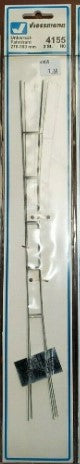 Viessmann 4155 HO Universal Catenary Wire 270-300 mm Pack of 3
