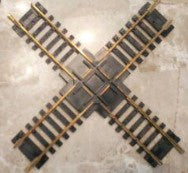 Atlas 41 HO Scale 90 Degree Crossing Single Piece