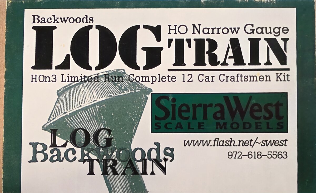 Sierra West HOn3 Log Backwoods Train 12 Car Limited Run Craftsman Kit