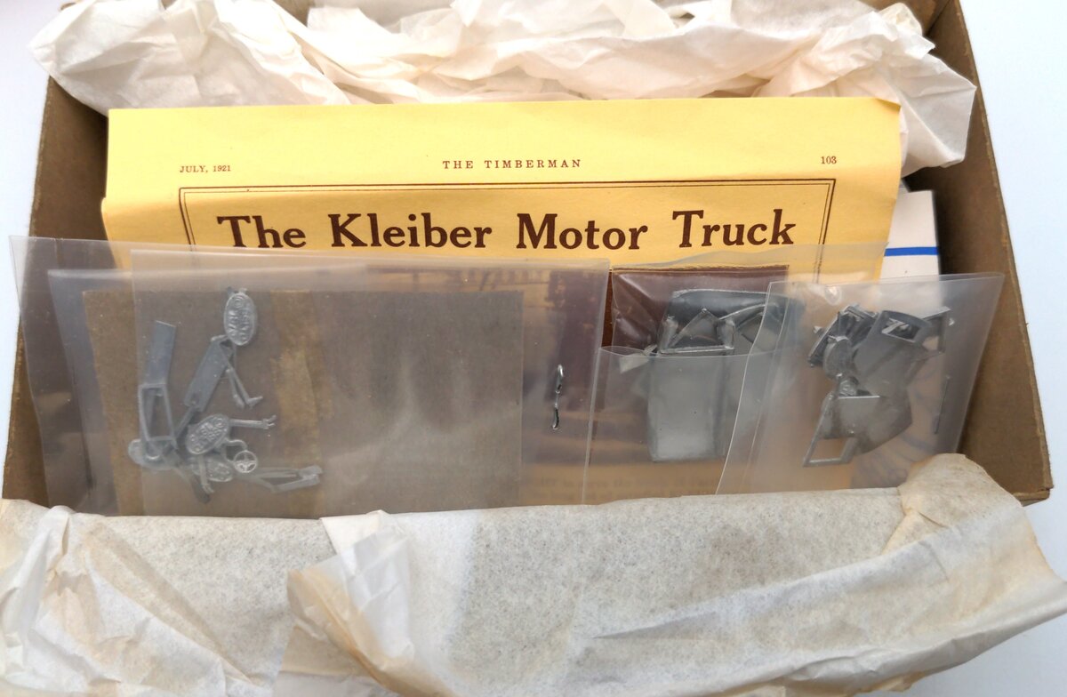 Scale Structures 7115 HO Scale Kleiber Co. Tractor/Trailer Closed Cab Metal Kit