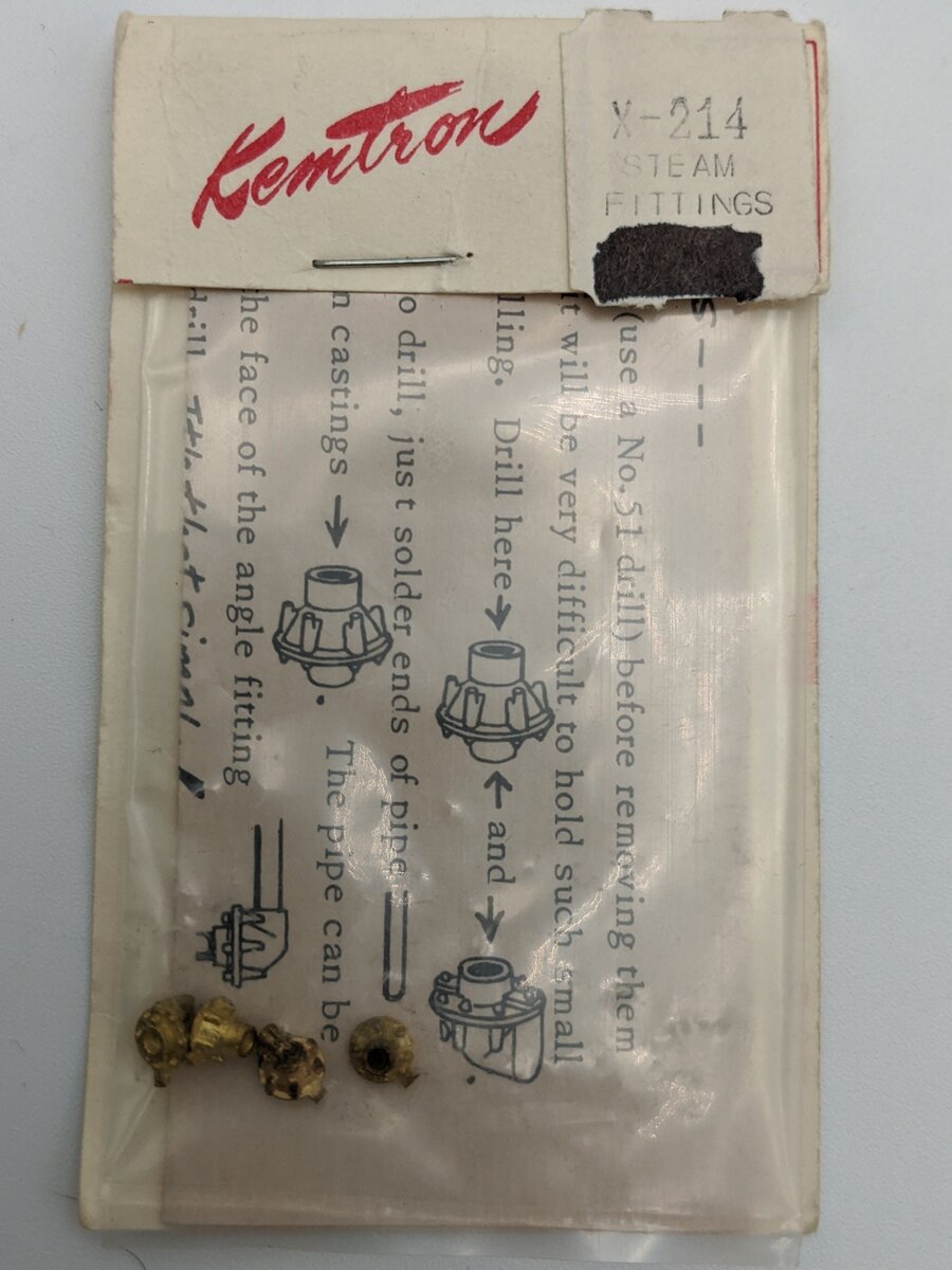 Kemtron X-214 HO Steam Fittings (4-Pack)