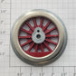 Lionel 390-42 Red Spoked 2-3/4" Std. Gauge Steam Loco Plain Wheel Fits 384E