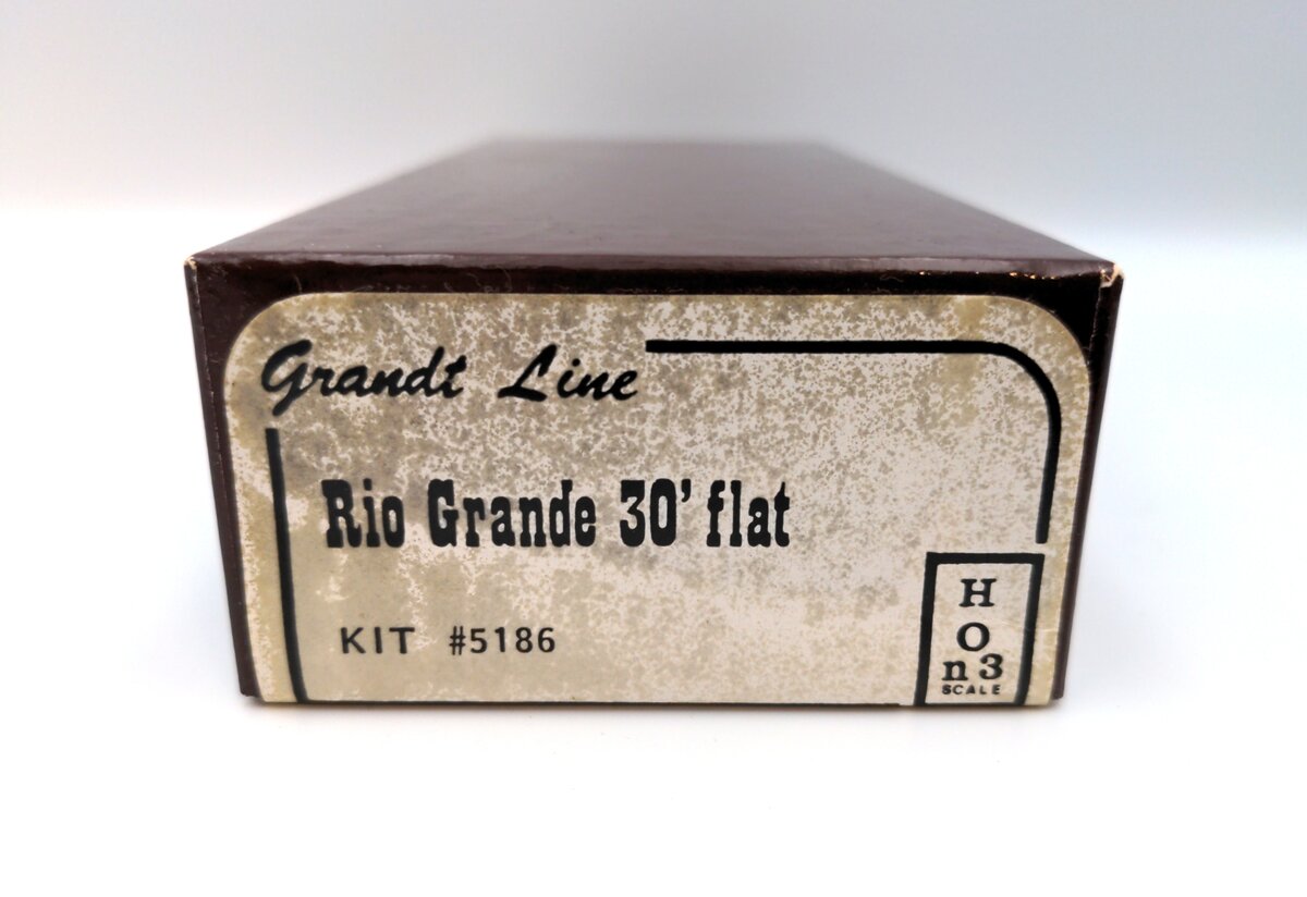 Grandt Line 5186 HOn3 D & RGW Rio Grande 30' Flat Car Kit