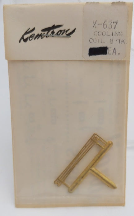 Kemtron X-637 HO Scale Locomotive Part Cooling Coil 8' TK Brass
