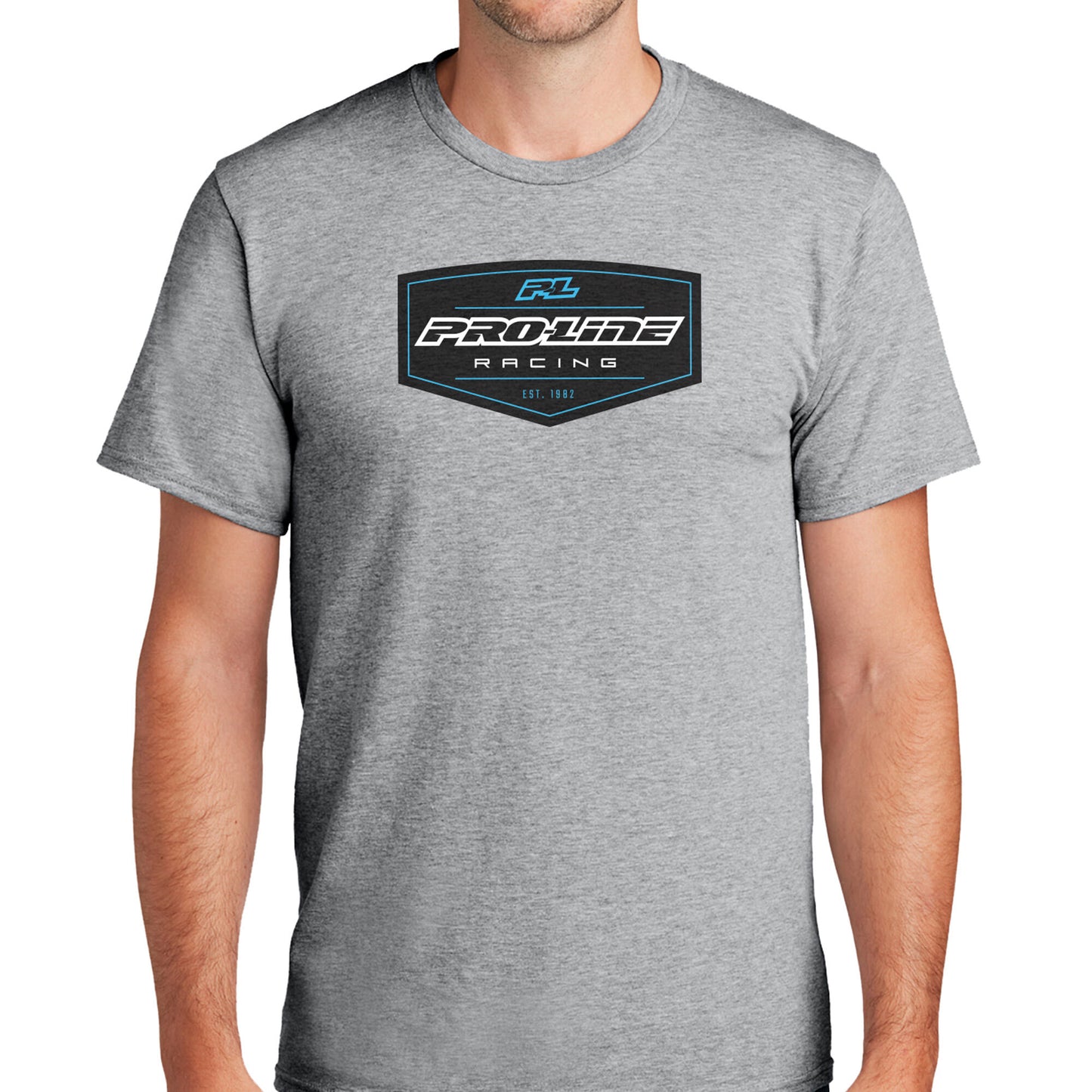 Pro-Line Racing 986001 Crest Gray T-Shirt - Small