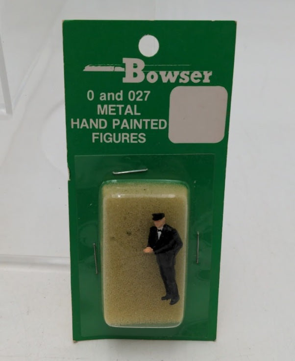 Bowser 1-013761 O/O27 Scale Metal Hand Painted Conductor Figure