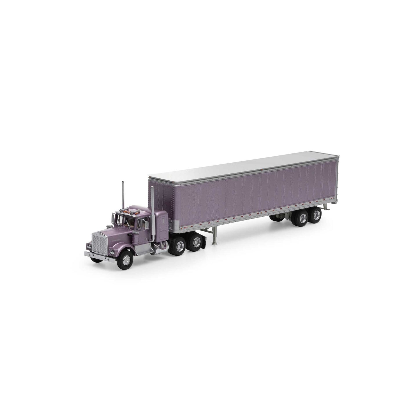 Athearn 41091 HO Purple-Metallic Kenworth Tractor & Trailer