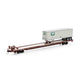 Athearn 14356 N TTX F89F Trailer with 40' PCTZ Trailer #154869
