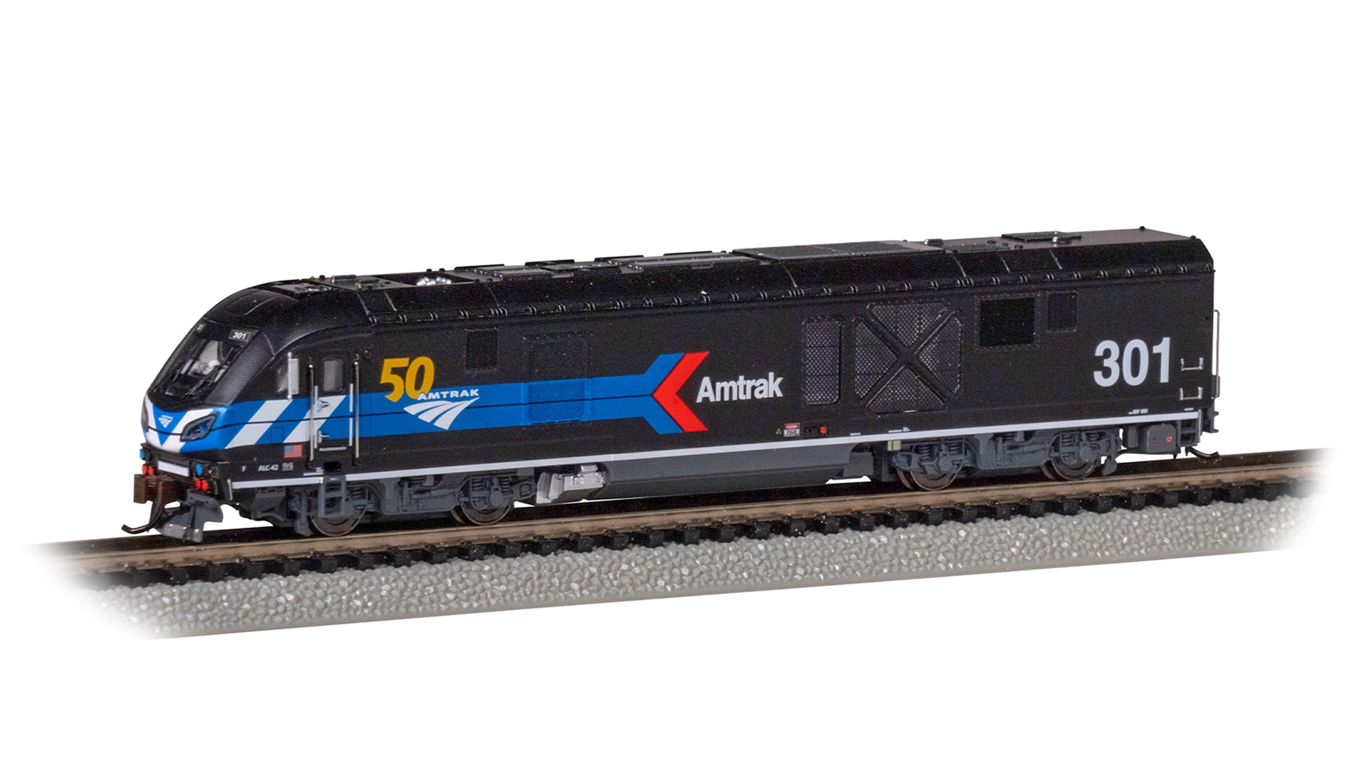 Bachmann 68351 N Amtrak Day 1 ALC-42 Electric Locomotive DCC Sound Value #301