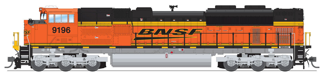 Broadway Limited 8671 HO BNSF EMD SD70ACe Diesel Loco Sound/DC/DCC w/Smoke #9283