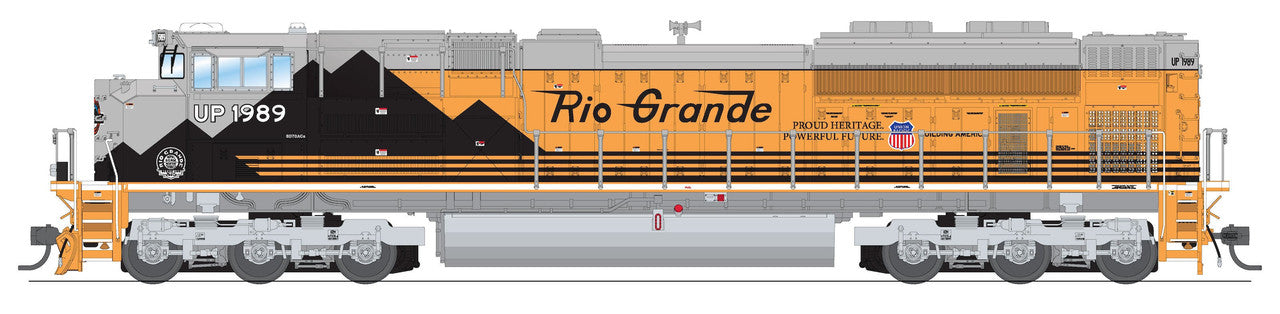 Broadway Limited 8688 HO UP EMD SD70ACe Diesel Engine #1989 w/DCC, Snd & Smoke