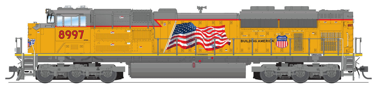 Broadway Limited 8685 HO UP EMD SD70ACe Diesel Loco Sound/DC/DCC w/ Smoke #9096