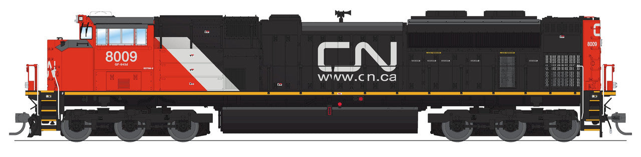 Broadway Limited 8674 HO CN EMD SD70M-2 Diesel Loco Sound/DC/DCC w/ Smoke # 8009
