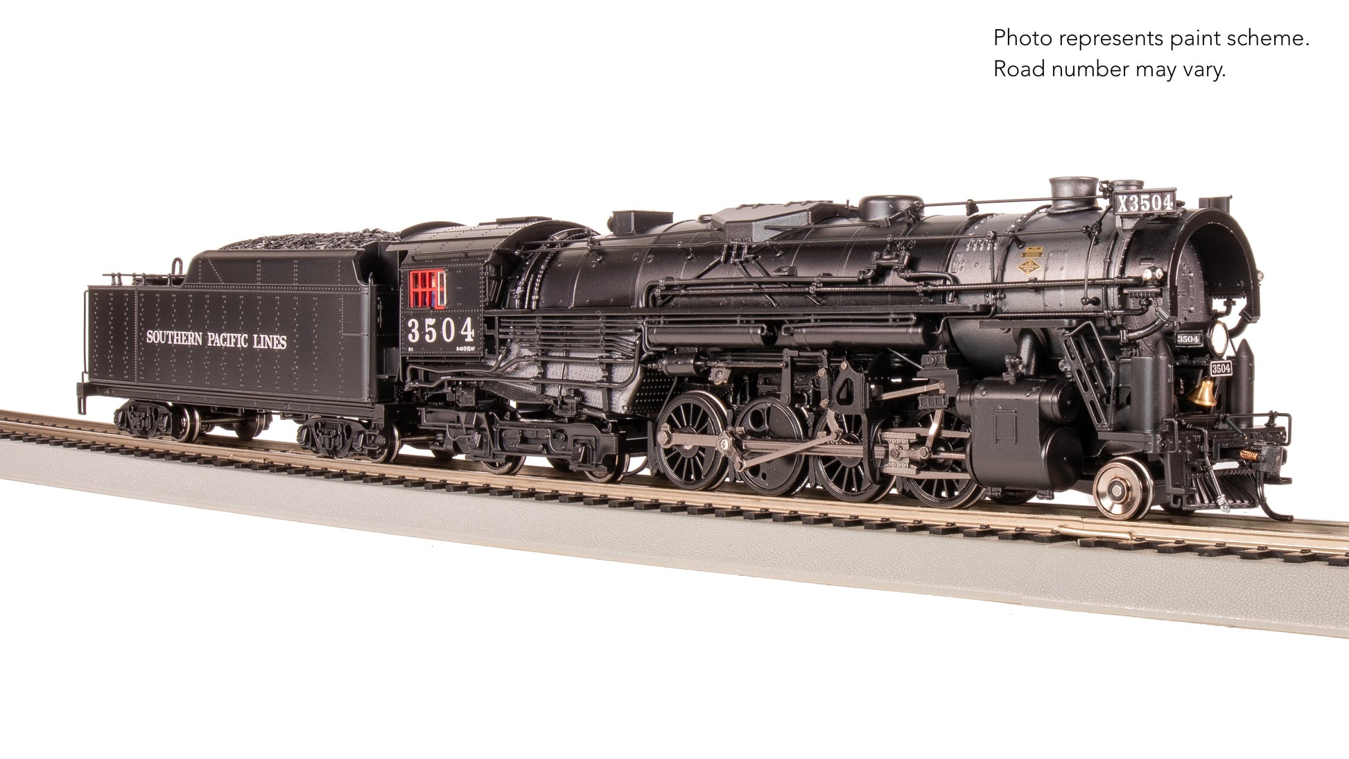 Broadway Limited 7901 HO SP T1a 2-8-4 Berkshire Steam Locomotive w/ Tender #3504