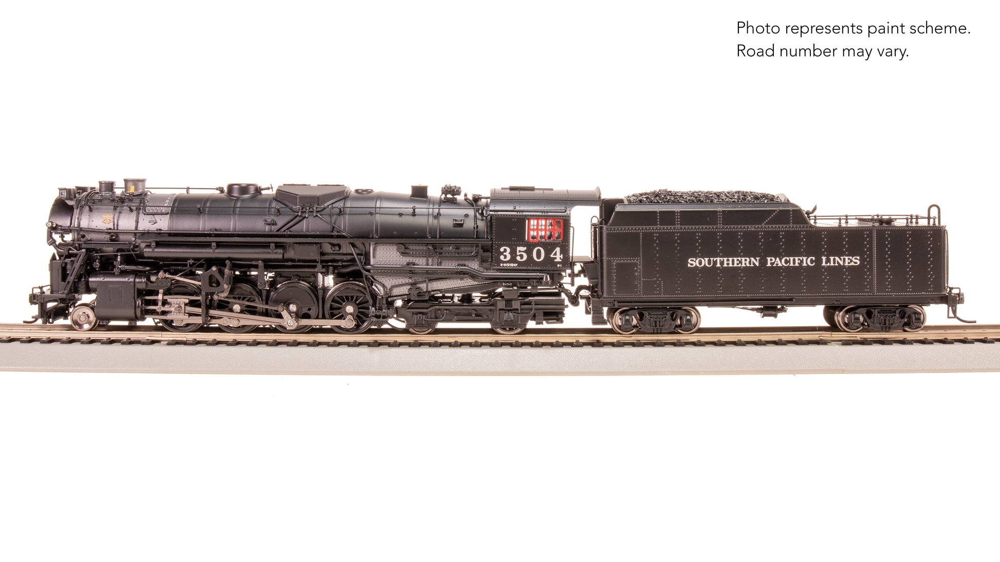 Broadway Limited 7901 HO SP T1a 2-8-4 Berkshire Steam Locomotive w/ Tender #3504