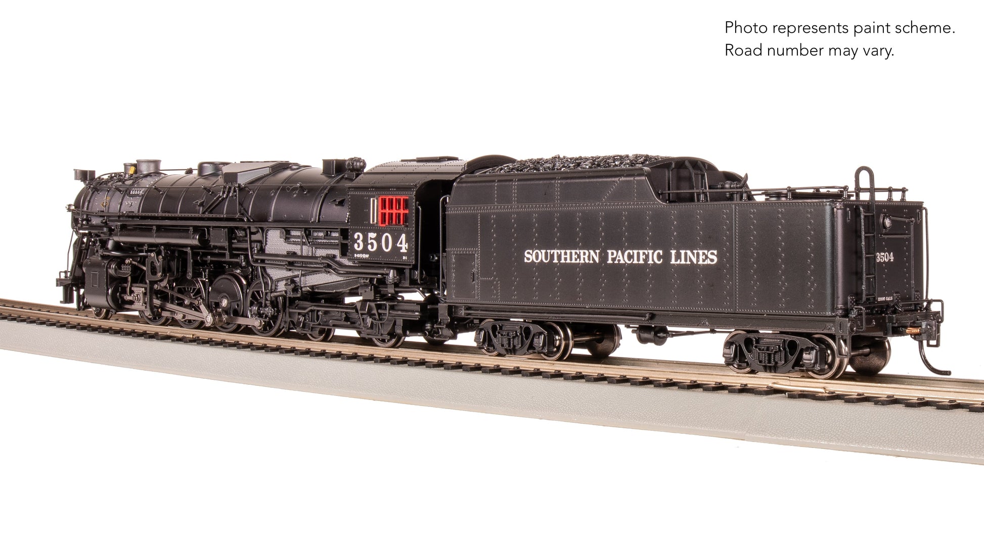 Broadway Limited 7901 HO SP T1a 2-8-4 Berkshire Steam Locomotive w/ Tender #3504