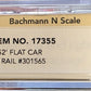 Bachmann 17355 N CP Rail 52' Flatcar #301565