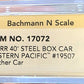 Bachmann 17072 N Western Pacific AAR 40' Steel Box Car #19507