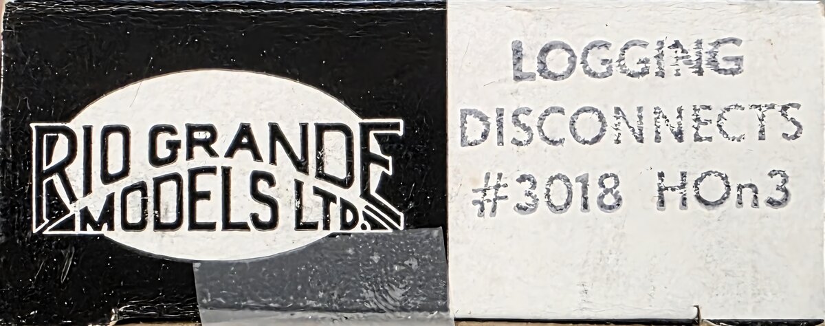 Rio Grande Models 3018 HOn3 Logging Disconnects Kit