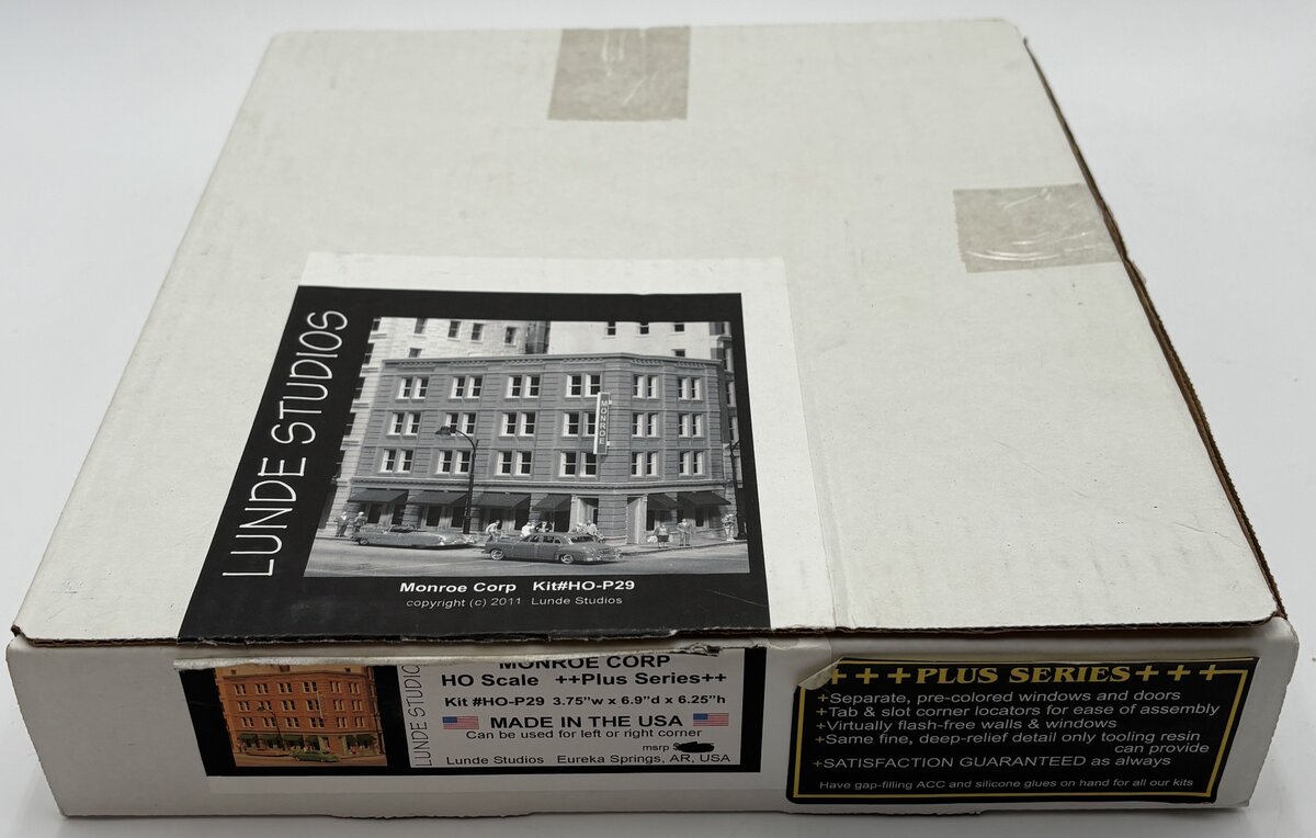 Lunde Studios P29 HO Monroe Corp. Plus Series Building Kit