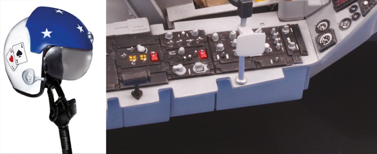 Italeri 2990 1:12 F-16 Cockpit Fighter Military Aircraft Plane Model Kit