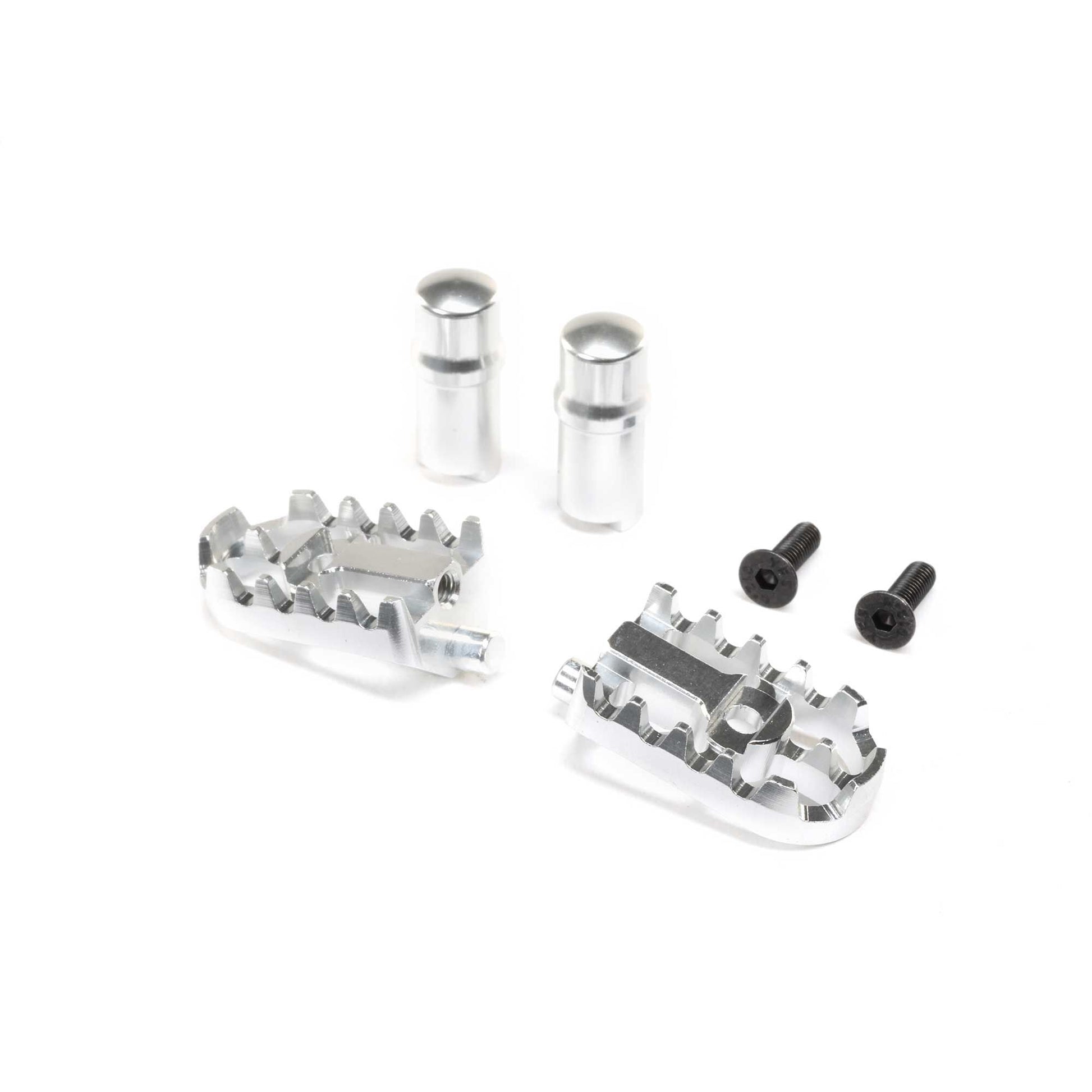 Losi LOS361001 1:4 Promoto-MX Silver Aluminum Foot Pegs