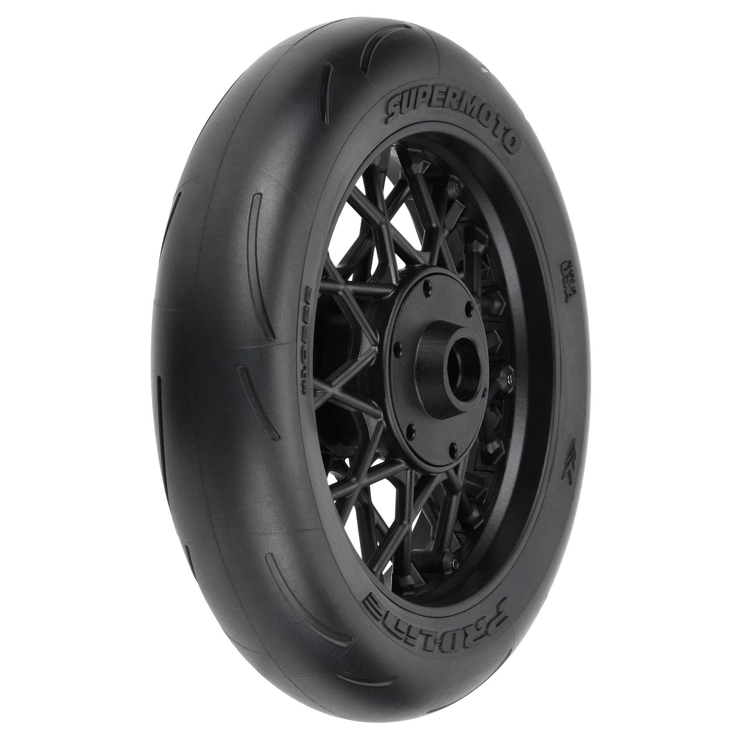 Pro-Line Racing 1022210 1:4 PROMOTO-MX MTD Black Supermoto S3 Front Tire